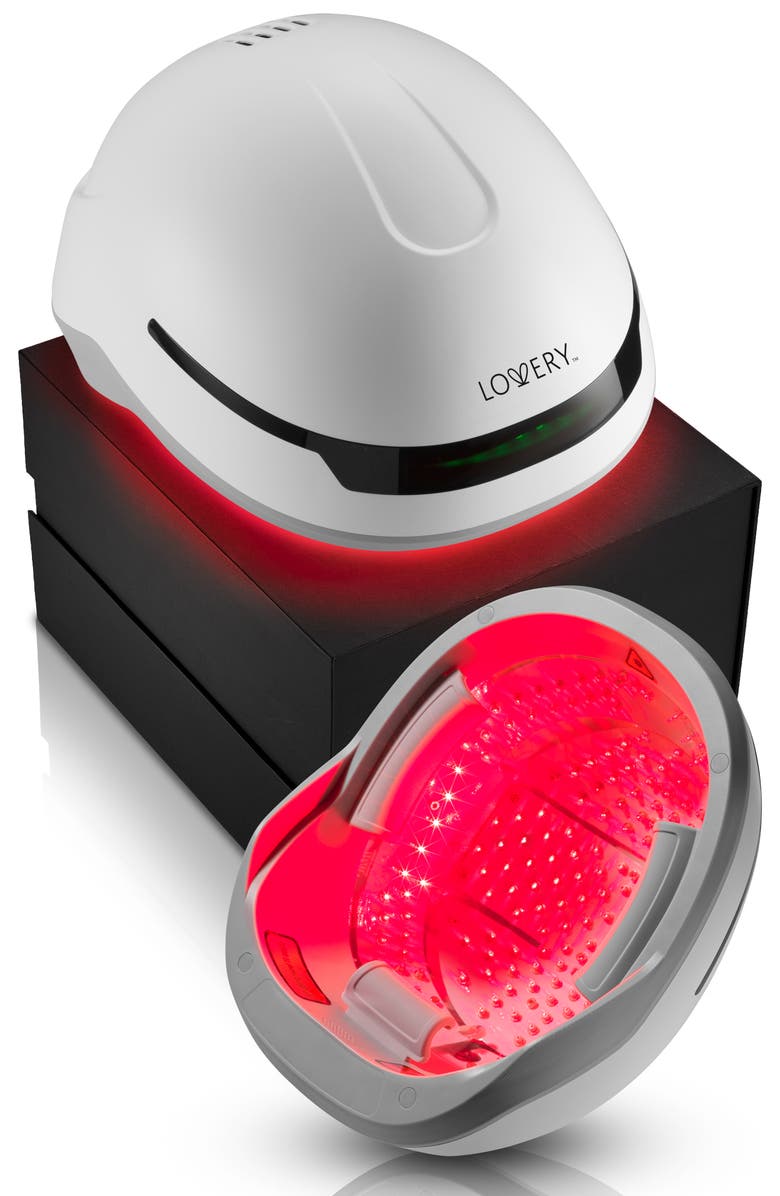 Lovery Laser Red Light Therapy Device for Hair Growth - 650nm Professional System, Main, color, White