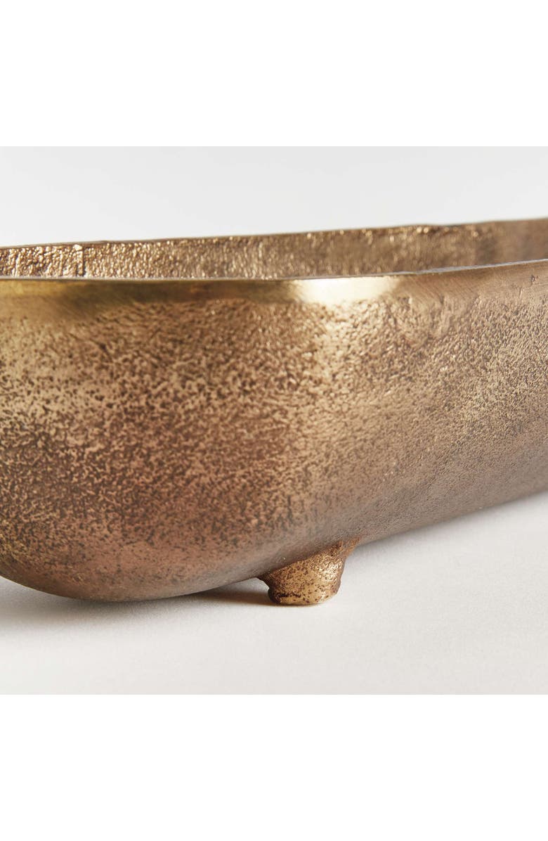 Napa Home & Garden Brandon Narrow Decorative Bowl, Alternate, color, Gold