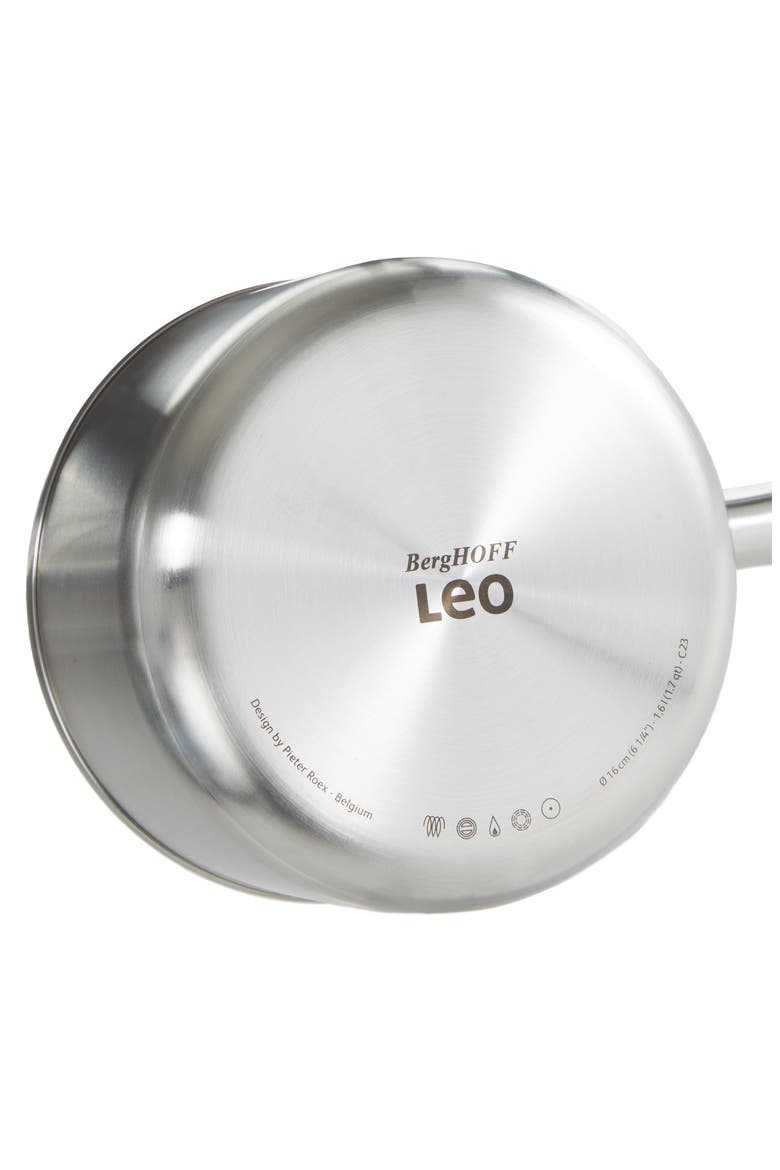 Leo Graphite 1.7-Quart Saucepan, Alternate, color, GREY
