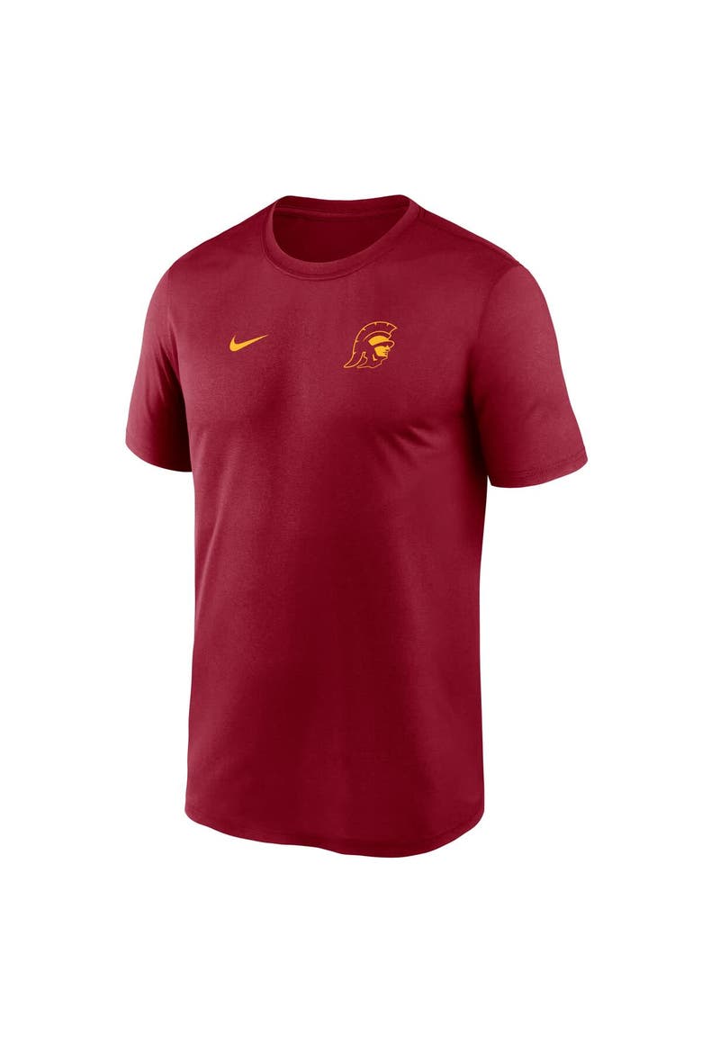Men's Nike Cardinal USC Trojans 2025 Sideline Small Logo Legend Performance T-Shirt, Alternate, color, Cardinal