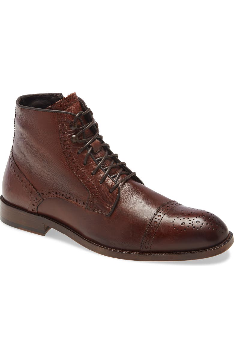 JOHNSTON & MURPHY COLLECTION Johnston & Murphy Donahue Cap Toe Boot, Main, color,