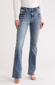 KUT from the Kloth Nicole Seamed High Waist Bootcut Jeans
