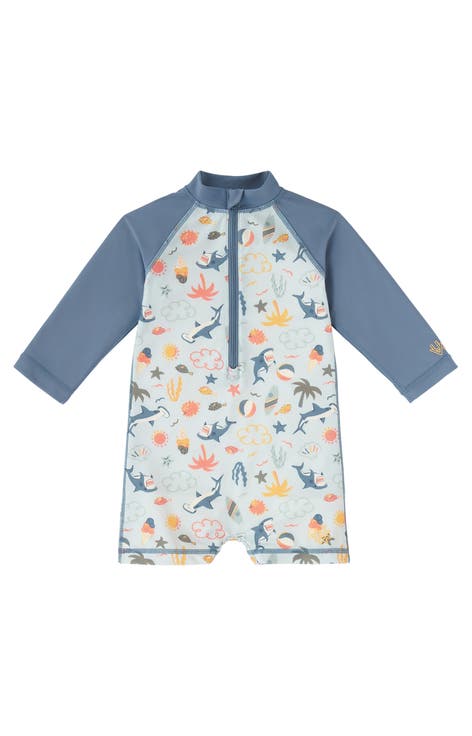 Long Sleeve Swim Romper (Baby)
