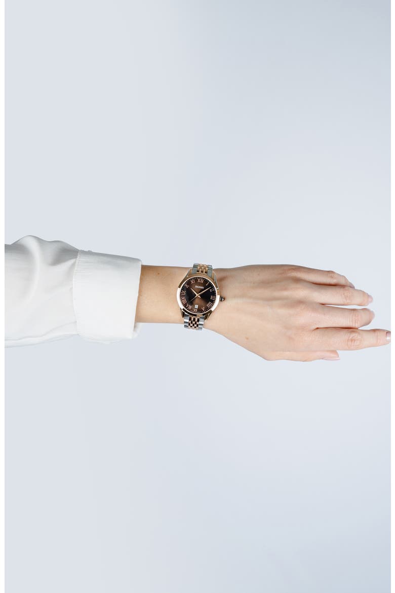 Classic R Two-Tone Bracelet Watch, 34mm, Alternate, color, TWO TONE