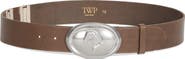 TWP Buckle Bunny Horse Motif Wool & Cashmere Belt