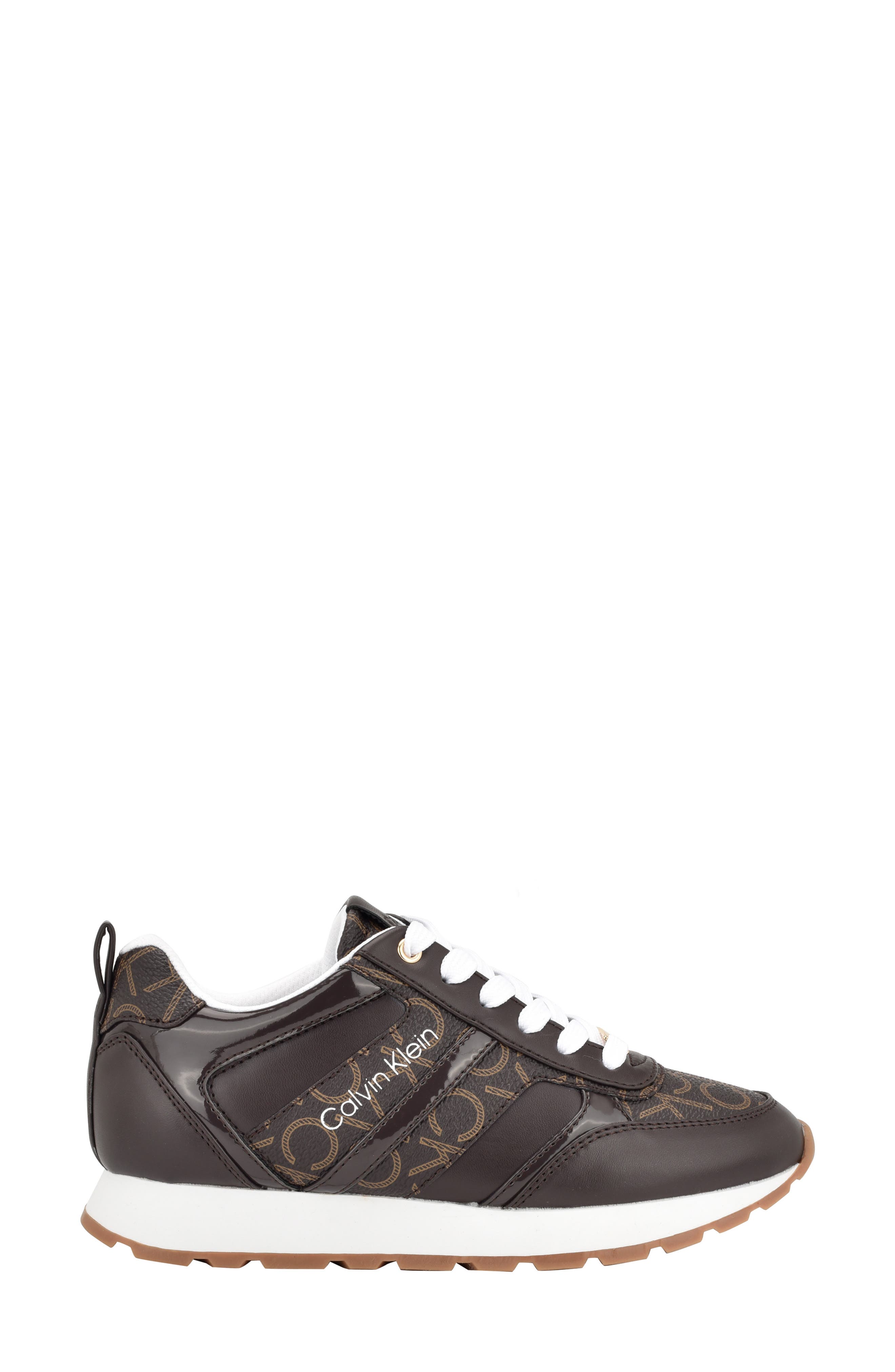 Carlla Lace Up Sneaker, Alternate, color, BROWN