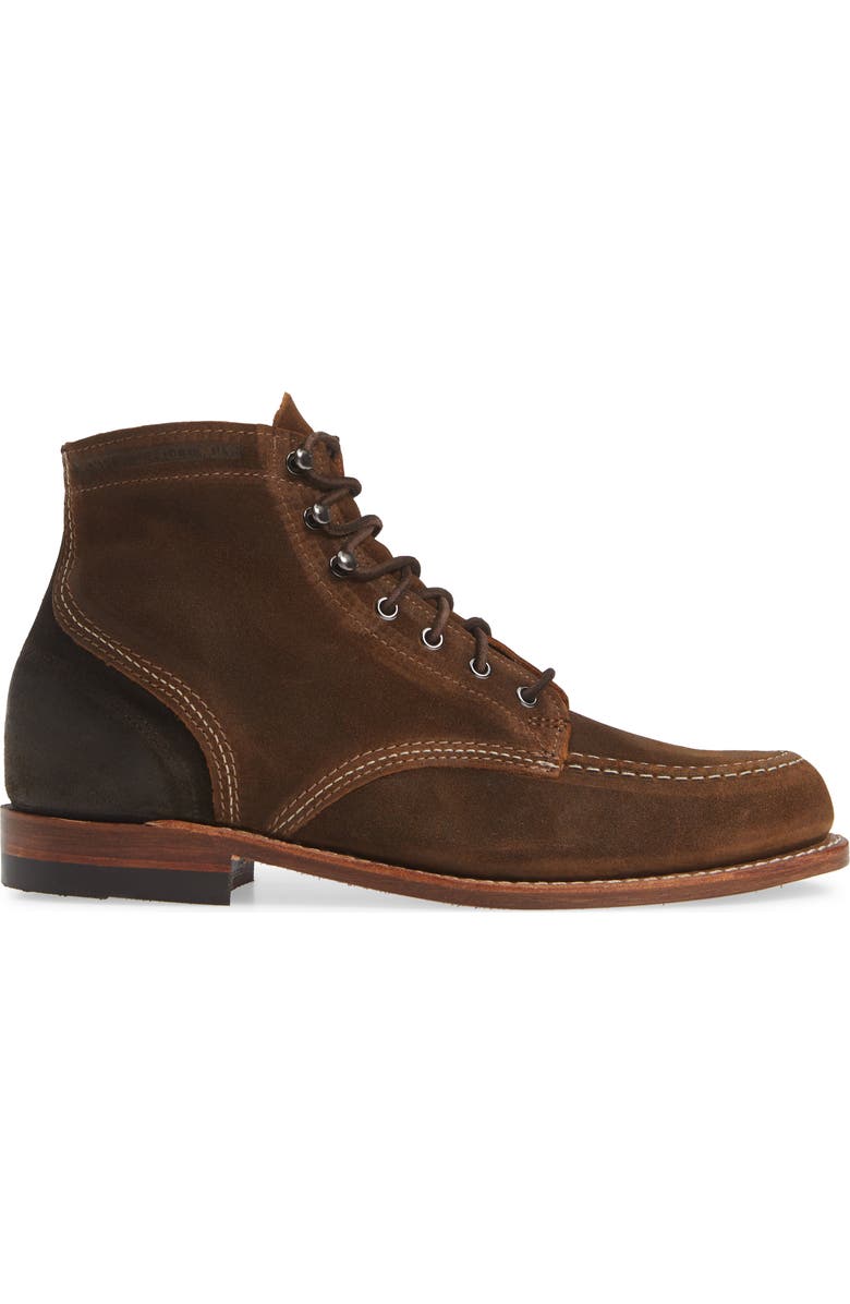 Wolverine 1000 Mile 1940 Apron Toe Boot, Alternate, color,