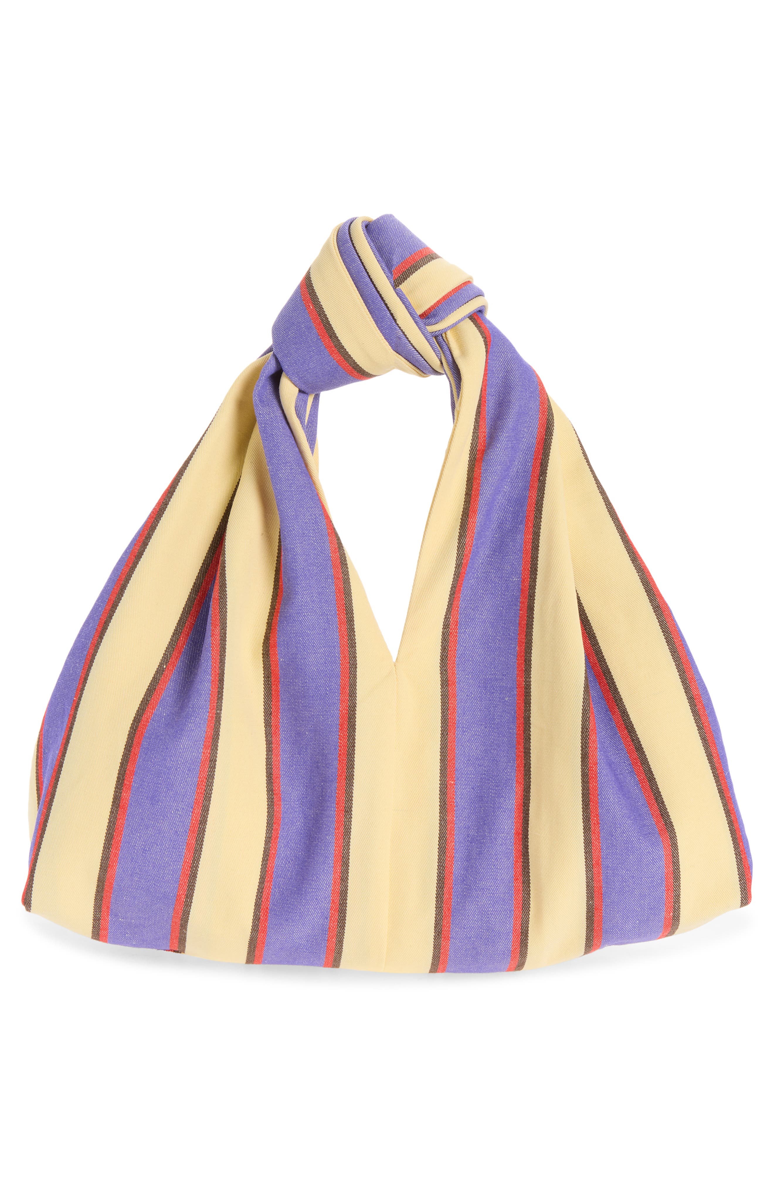 Helga Stripe Cotton & Linen Top Handle Bag, Alternate, color, JEWEL BTTR RED RUNNING STRP