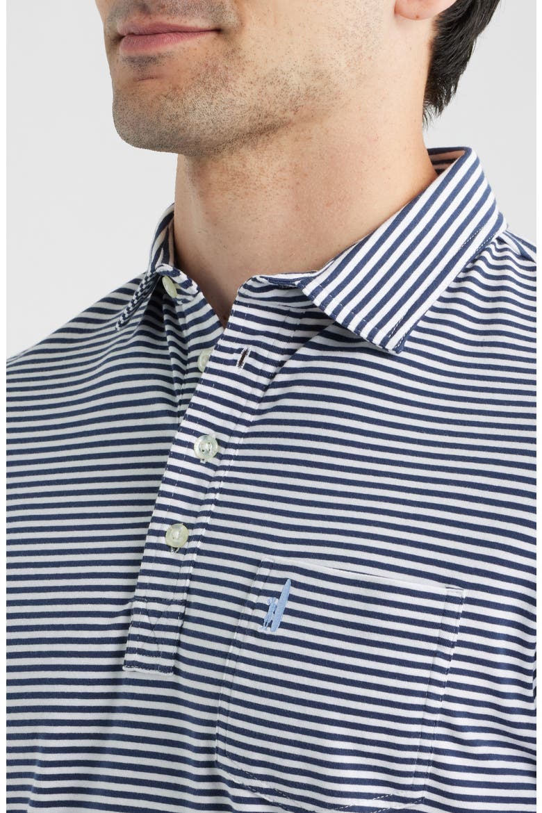 Jacks Stripe Hangin' Out Pocket Polo, Alternate, color, WAKE
