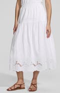 Lands' End Voile Eyelet Maxi Skirt