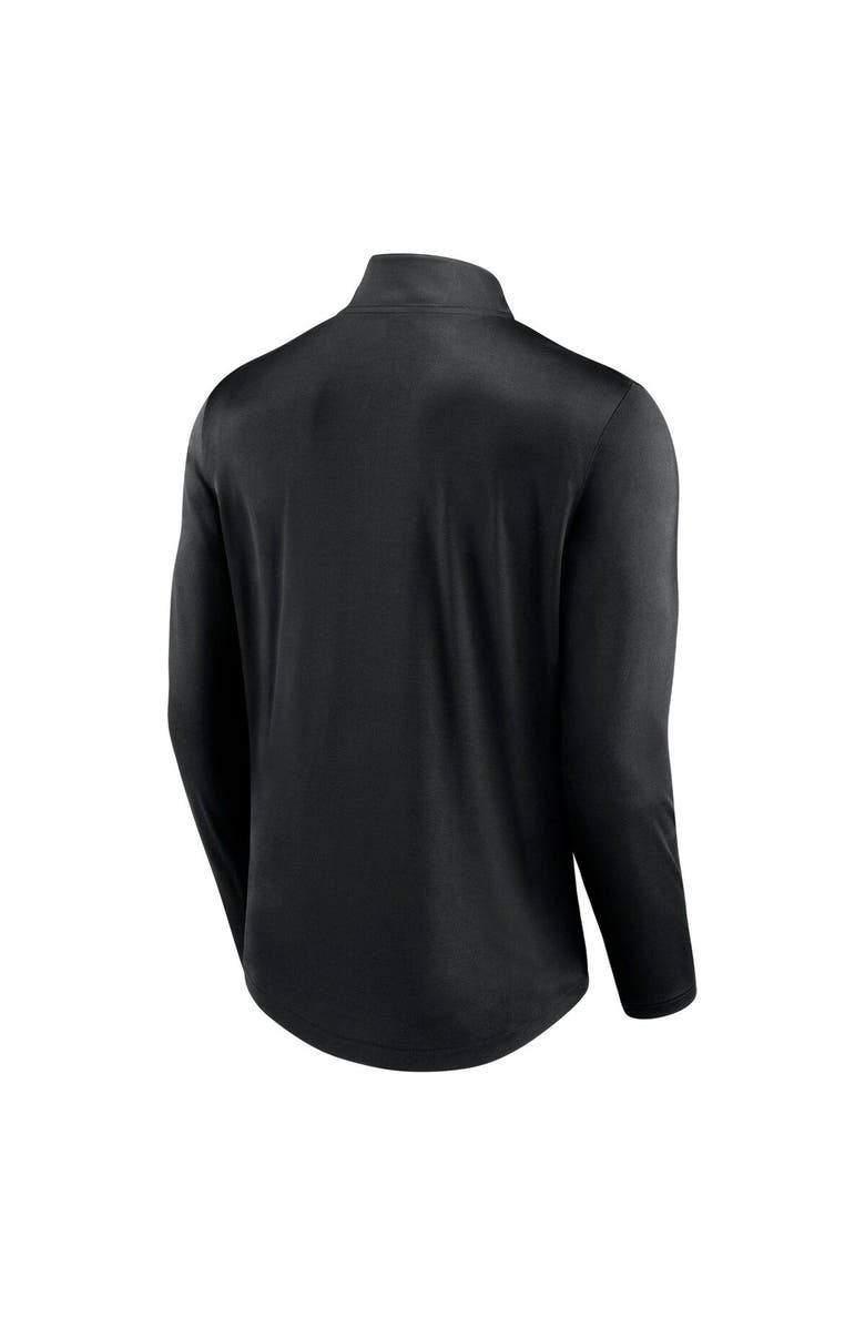 FANATICS Men's Fanatics Branded Black Las Vegas Raiders Tough Minded Quarter-Zip Top, Alternate, color, 