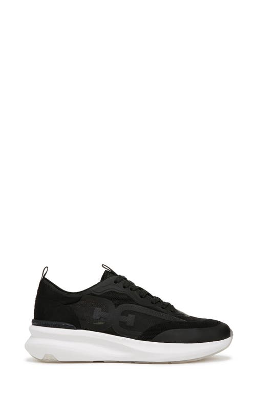 Sam Edelman Sarita Lace Up Performance Sneaker Black Mesh In Black