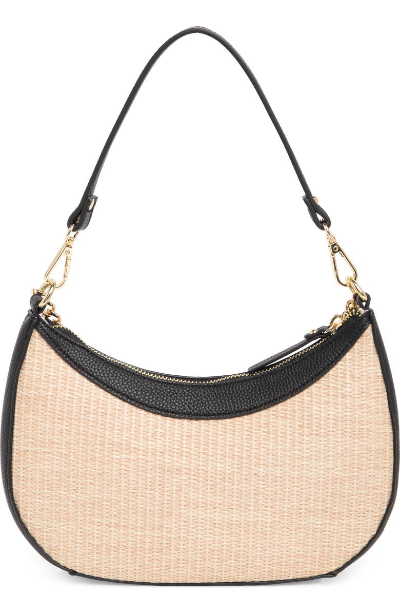 Nanette Lepore Natasha Straw Baguette Shoulder Bag, Alternate, color,