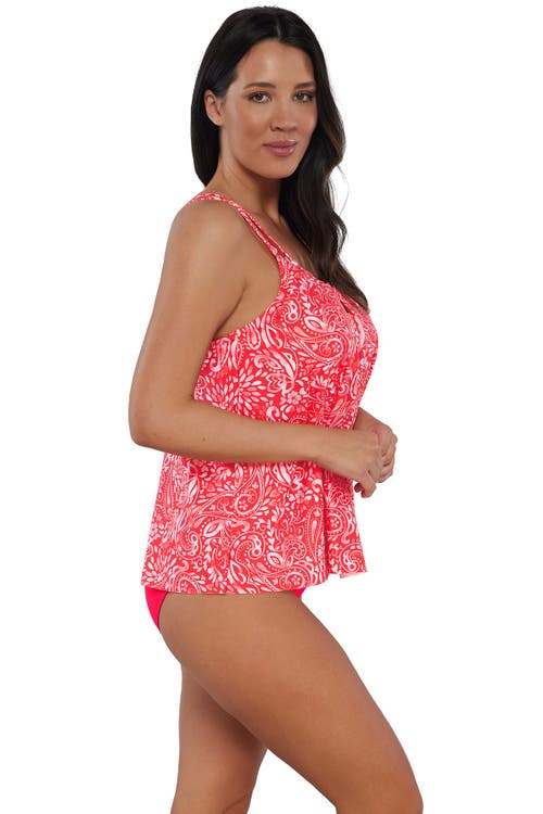Sunsets Escape Sadie Tankini Swimsuit Top In Majorca