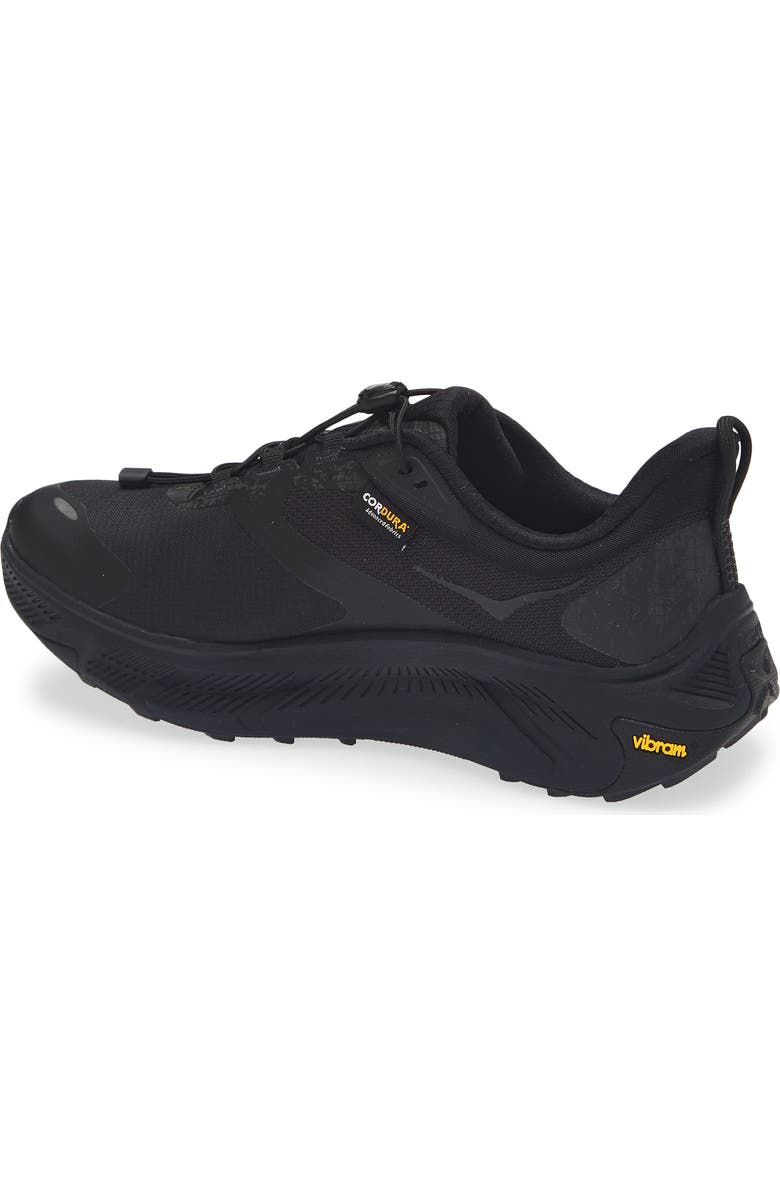 HOKA Transport 2 Water Repellent Hiking Sneaker, Alternate, color, Black / Black