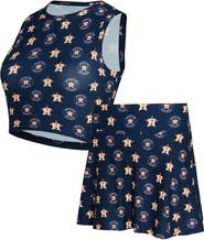 CONCEPTS SPORT Women's Concepts Sport Navy Houston Astros Knit Tank Top & Skort Set