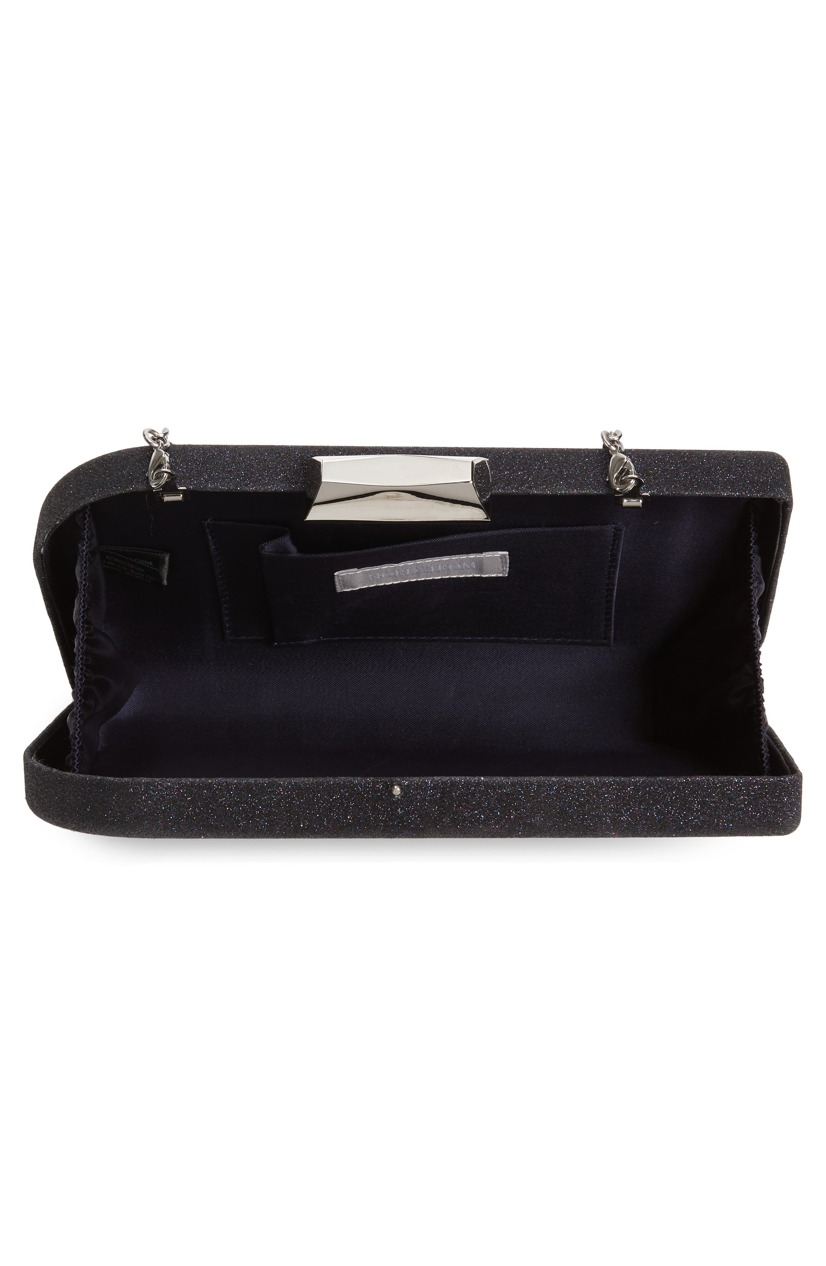 Nordstrom Glitter Minaudiére, Alternate, color, 