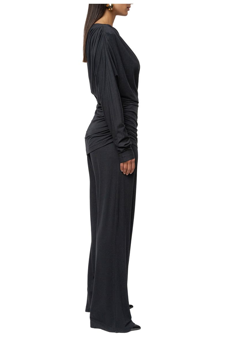 JLUXLABEL Winter Soirée Pant Set, Alternate, color, Black
