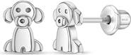 In Season Jewelry Puppy Dog Earrings