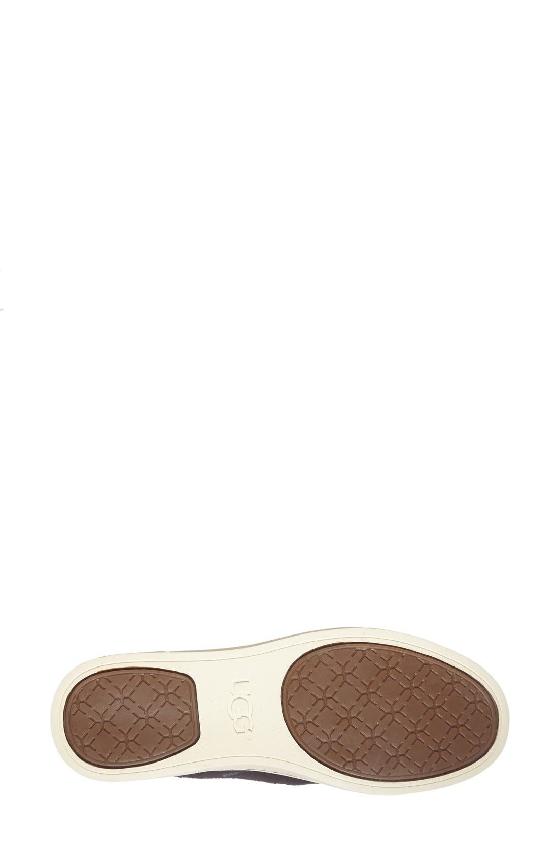 Fierce Water Resistant Suede Slip-On Sneaker (Nordstrom Exclusive Color), Alternate, color, BLACK