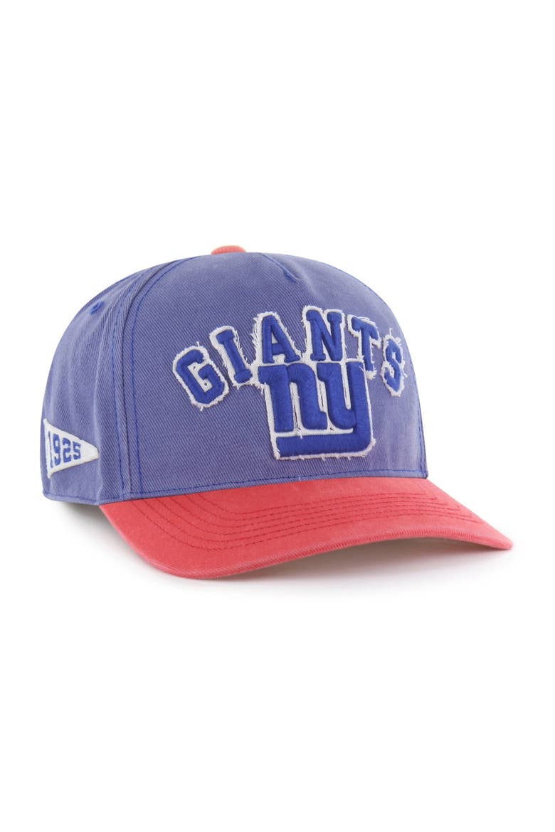 Men's '47 Royal New York Giants  Calderwood Well Worn Hitch Adjustable Hat, Main, color, Royal
