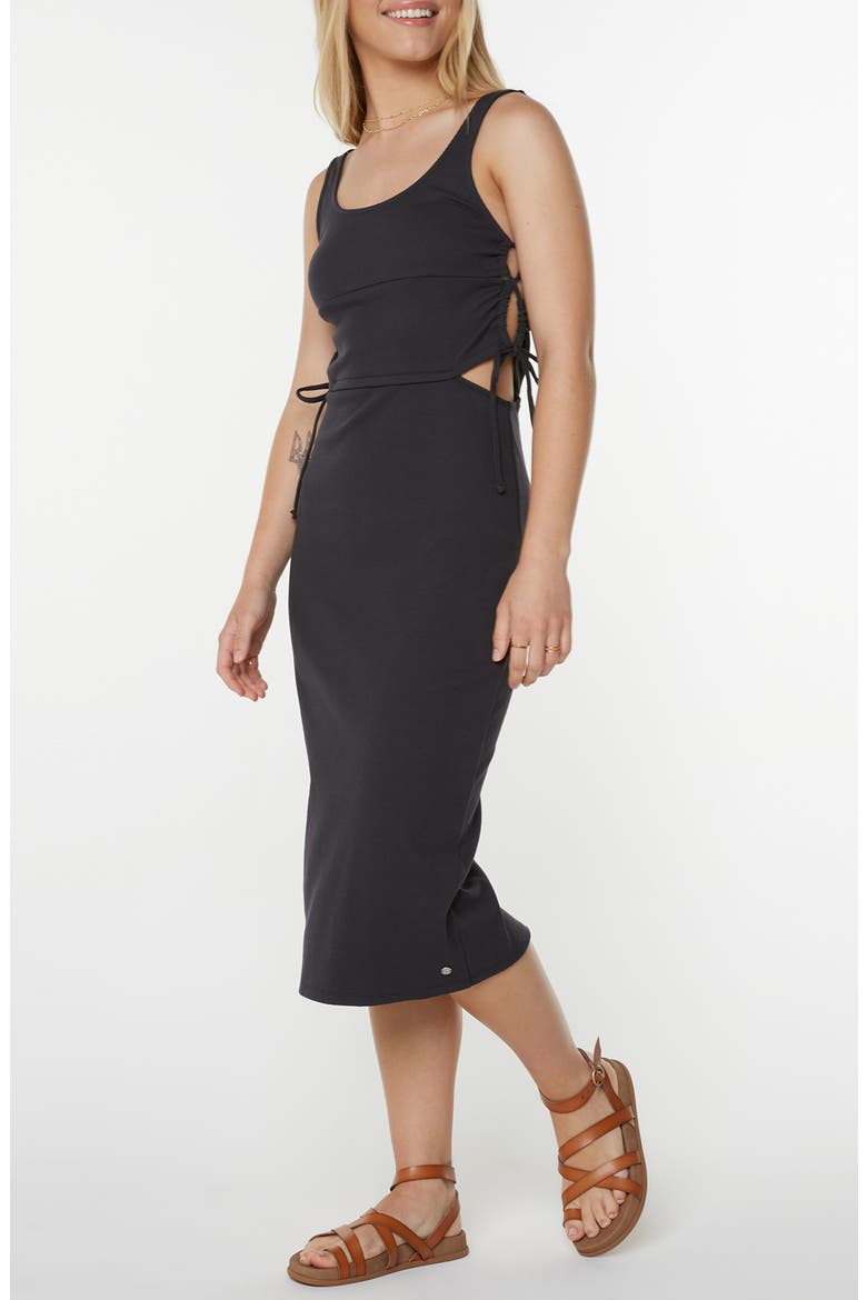 Surf Stoked Midi Dress, Main, color, PHANTOM SOLID