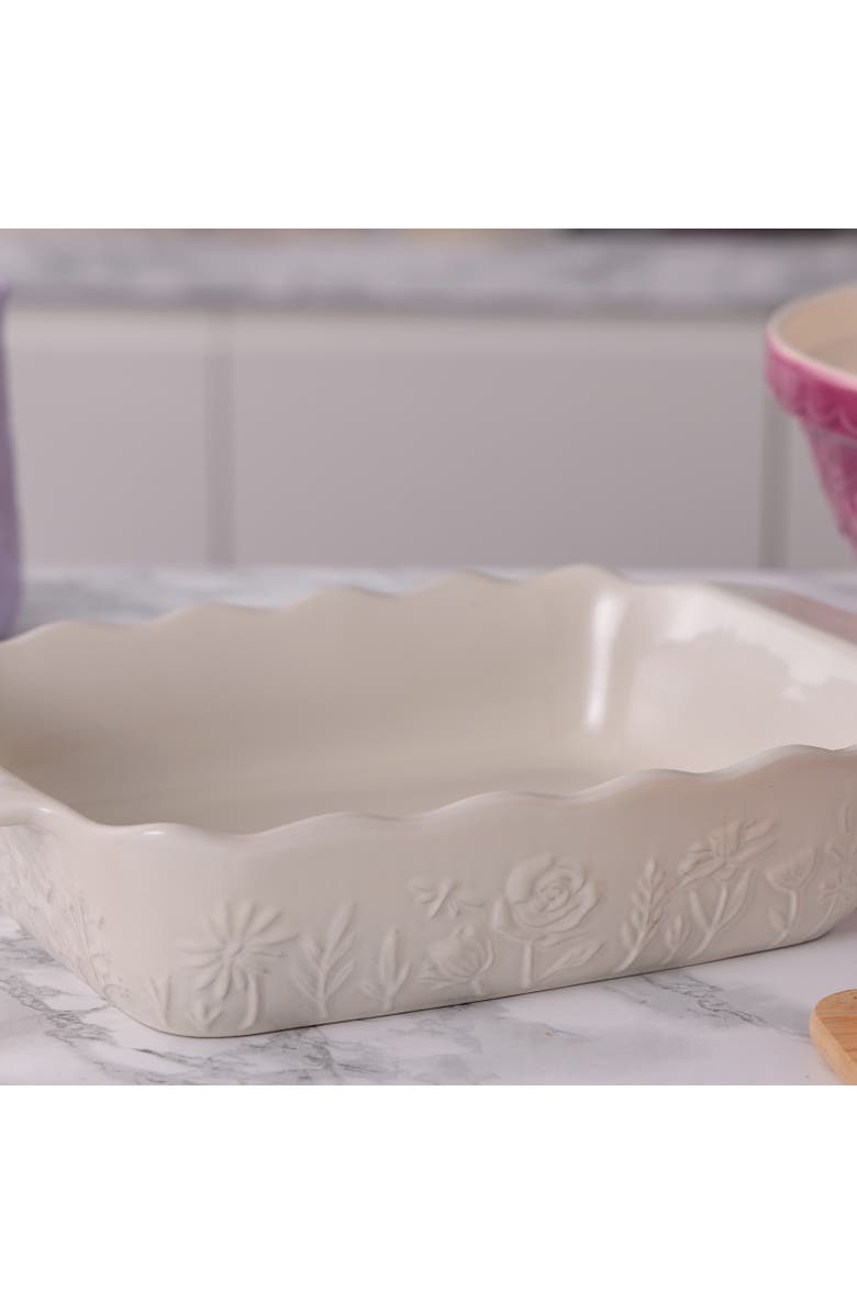 MASON CASH In The Meadow Medium Rectangular Baker, Alternate, color, Cream