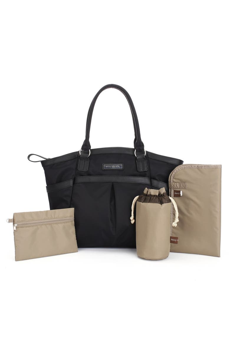 'Harper' Diaper Bag, Alternate, color, BLACK