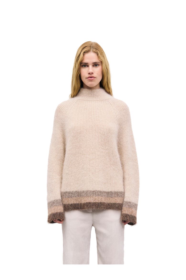 Rola Funnel Neck Sweater, Main, color, Pink Beige