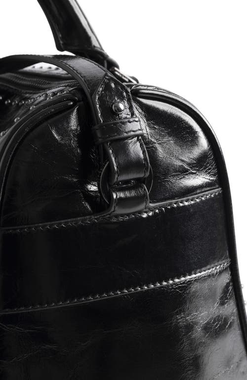 Zadig & Voltaire Womens Black Sunny Vibe Medium Patent-leather Tote Bag In Black