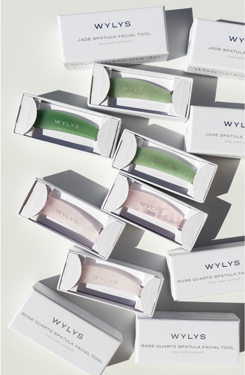 WYLYS Rose Quartz Spatula Facial Tool, Alternate, color, NO COLOR