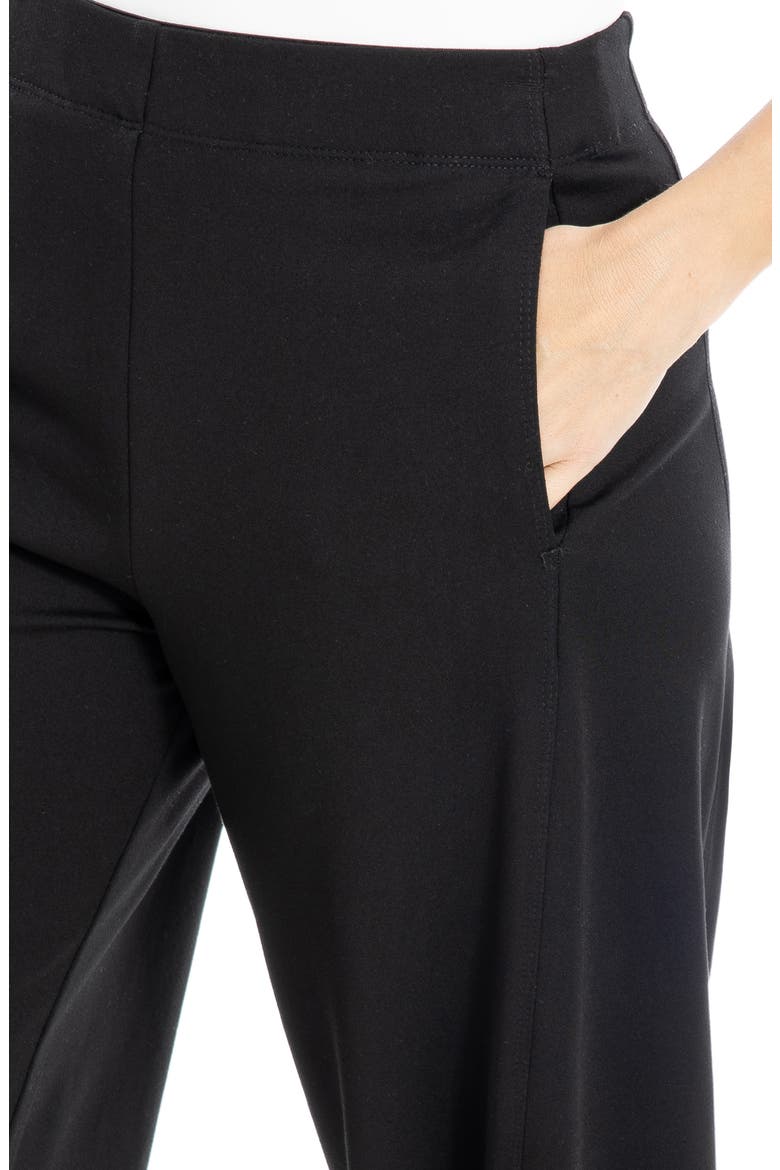Ponte Barrel Pants, Alternate, color, BLACK-BLACK