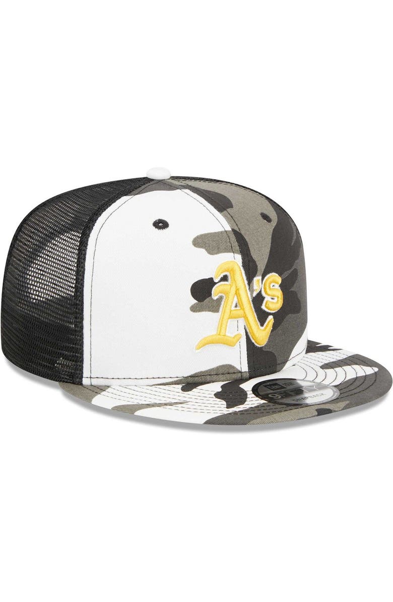 New Era Men's New Era Camo Oakland Athletics Urban Camo Trucker 9FIFTY Snapback Hat, Alternate, color, Camo