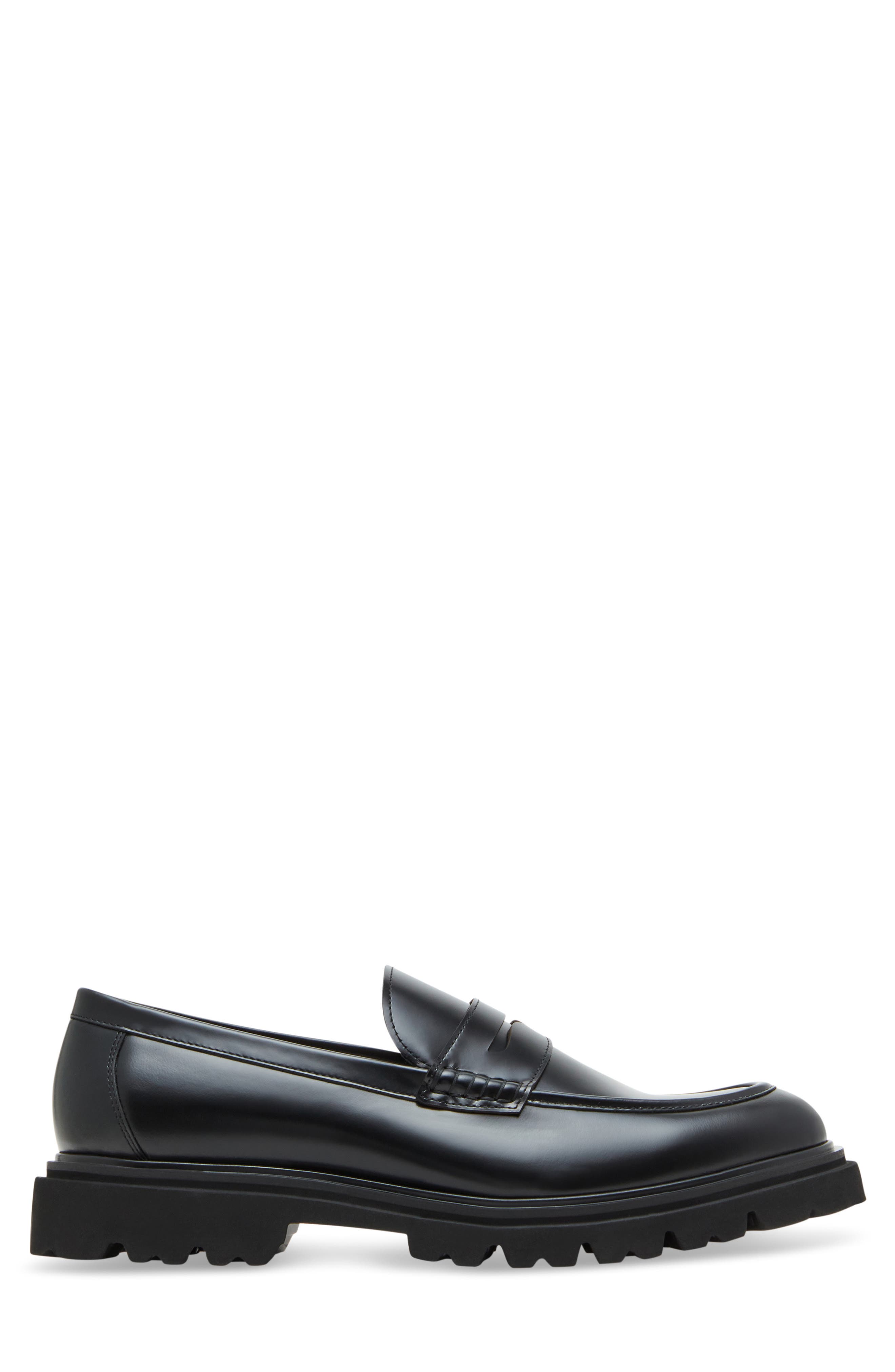 Steve Madden Halian Penny Loafer, Alternate, color, Black