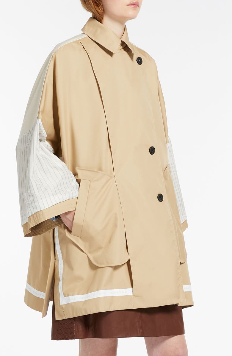 Weekend Max Mara Zelante Double Breasted Reversible Raincoat, Alternate, color, 