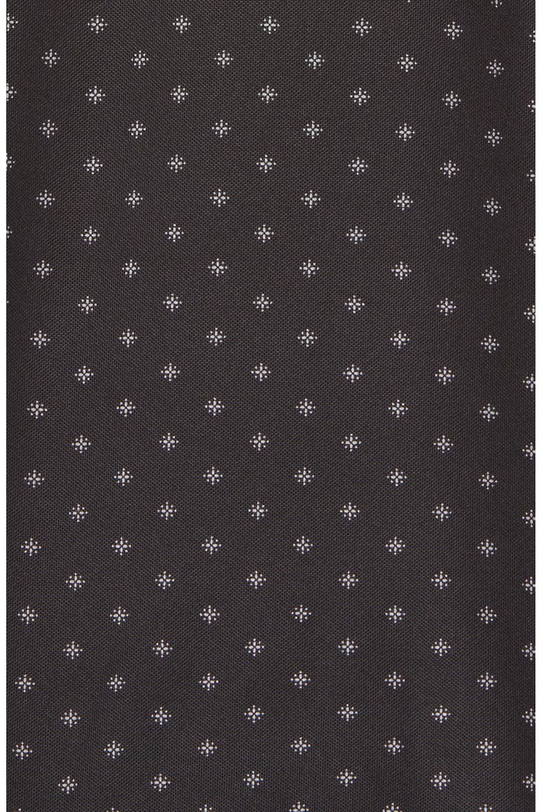Virtue Piqué Tile Print Polo, Alternate, color, BLACK