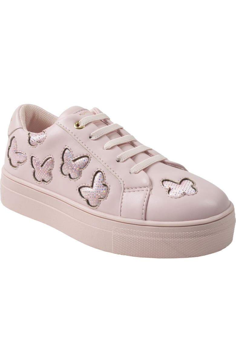 Kurt Geiger London Kids' Mini Laney Butterfly Sneaker, Main, color, Blush