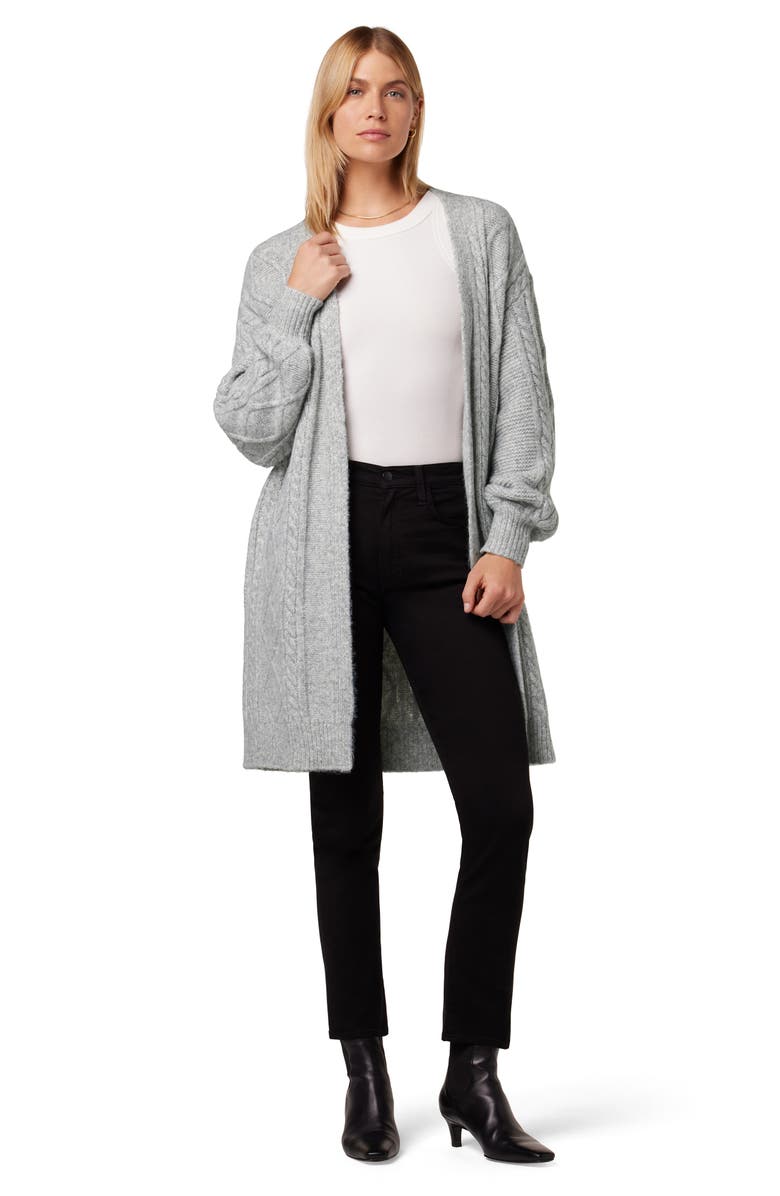 Joe's The Corrine Longline Cable Cardigan, Alternate, color, 