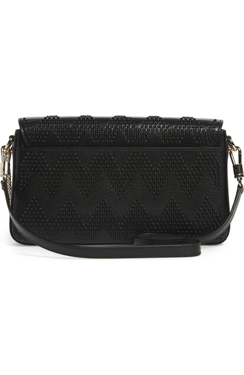 Givenchy Chevron Studded Leather Shoulder Bag, Alternate, color,