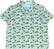 RuggedButts Boys Knit Short Sleeve Performance Polo