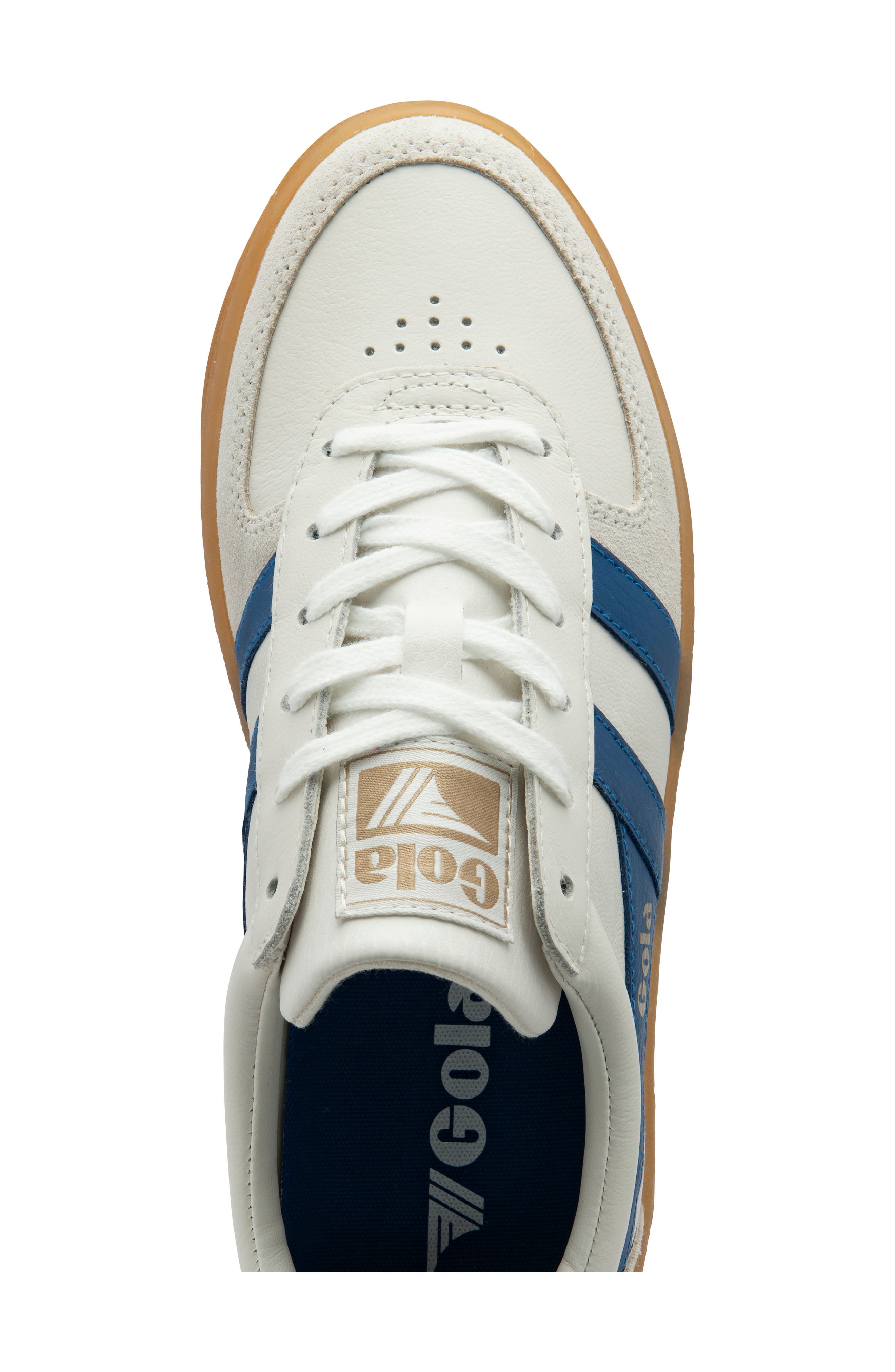 Gola Grandslam Elite Sneaker, Alternate, color, White/ Sapphire/ Navy/ Gum