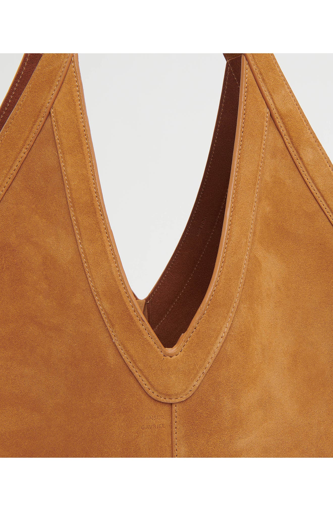Mansur Gavriel Soft M Suede Hobo Bag, Alternate, color, 