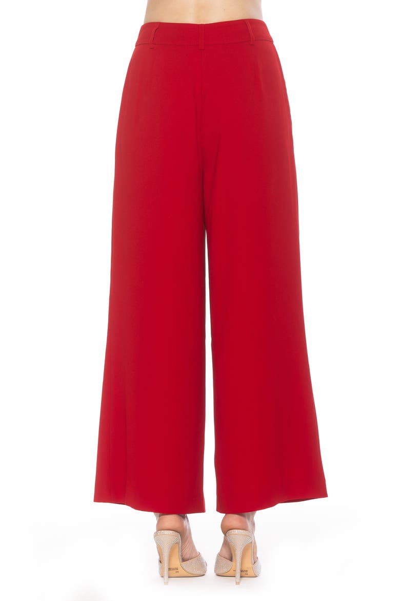 Wide Leg Pants, Alternate, color, RED