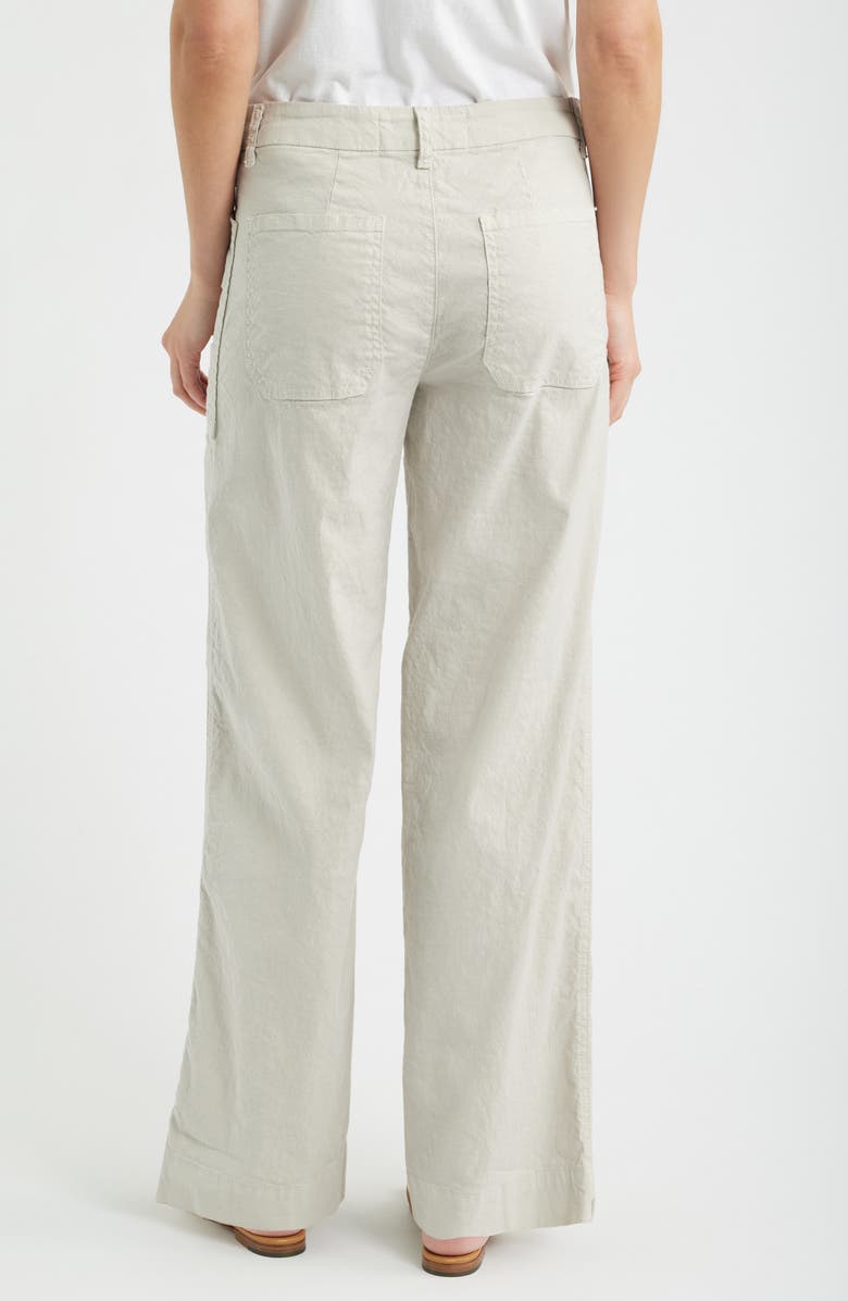 Frank & Eileen Wide Leg Carpenter Pants, Alternate, color, Cement