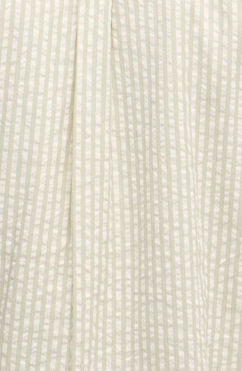 Barbour Cresswell Stripe Cotton Seersucker Button-Down Shirt, Alternate, color, Sea Green