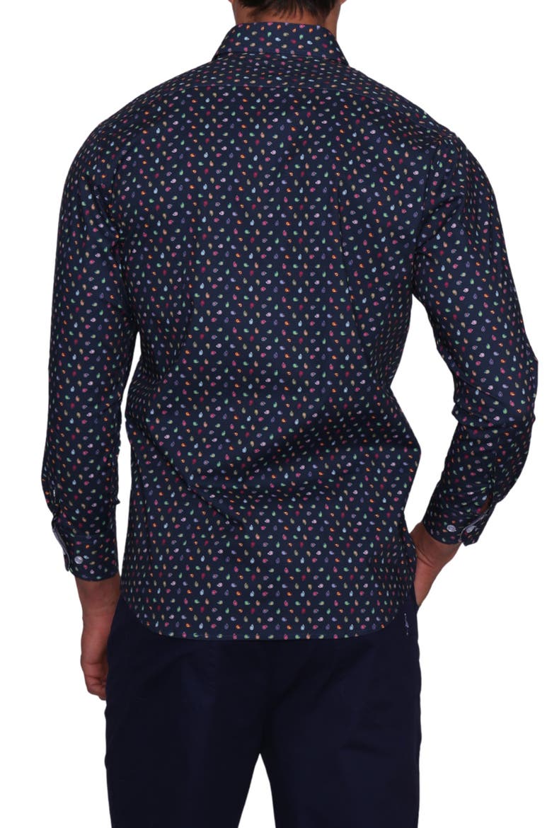 Paisley Shirt, Alternate, color, NAVY