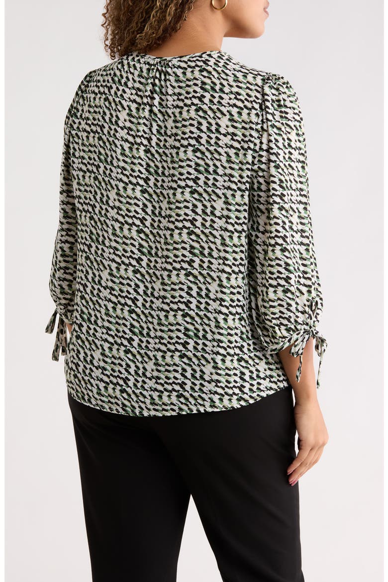 Tie Cuff Top, Alternate, color, OLIVE