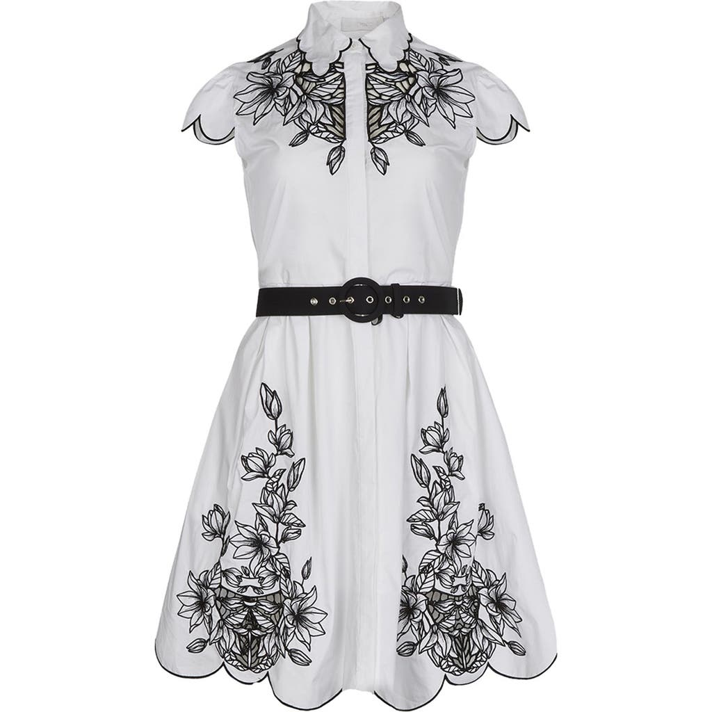 Anne Fontaine Adelina Dress in Black/white  product