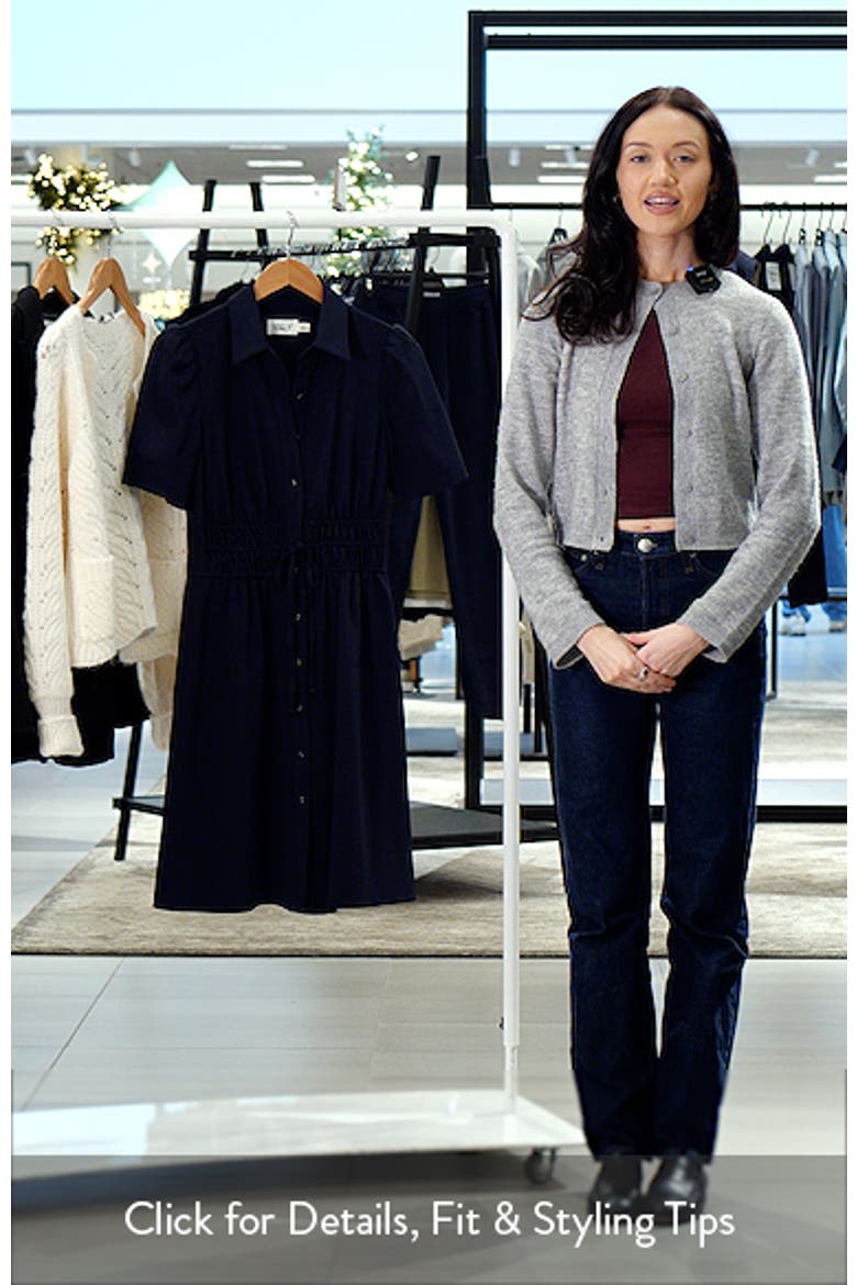 Puff Sleeve Shirtdress video