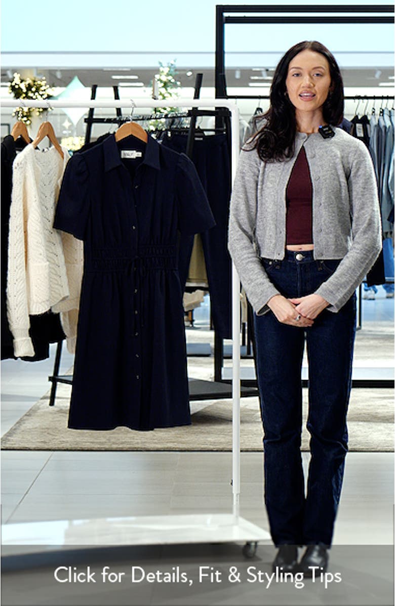 Puff Sleeve Shirtdress, sales video thumbnail